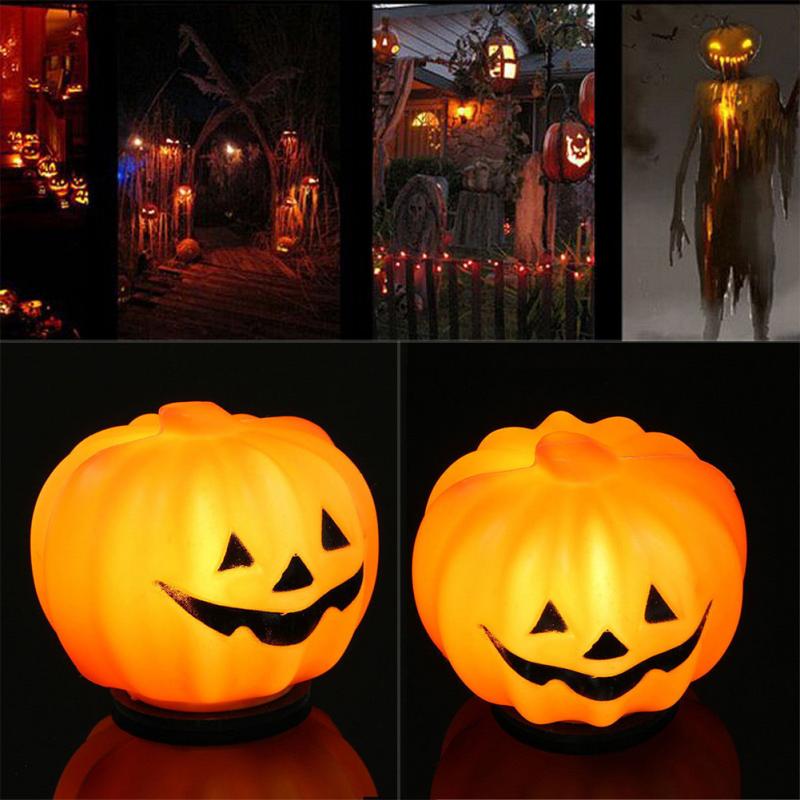 2PCS Halloween DIY Decoration Festival Lantern Pumpkin String Lights Warm White LED String Lights Decoration For Home