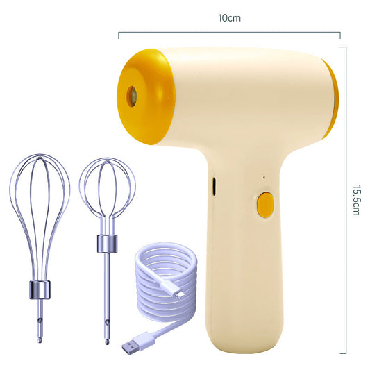 Wireless Electric Egg Beater Household Mini Cream Automatic Beater Cake Baking Handheld Charging Mixing Machine