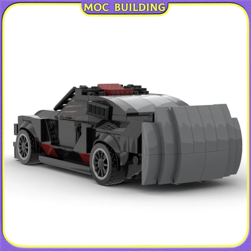 Technical Super Speed Car FordMustan 2008 Death Race Building Blocks Famous Vehicle Assemble Creative Bricks Collect Toys Gifts