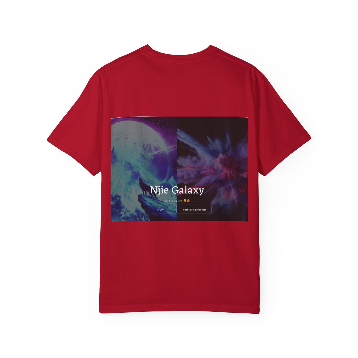 Njie Galaxy Unisex Garment-Dyed T-shirt