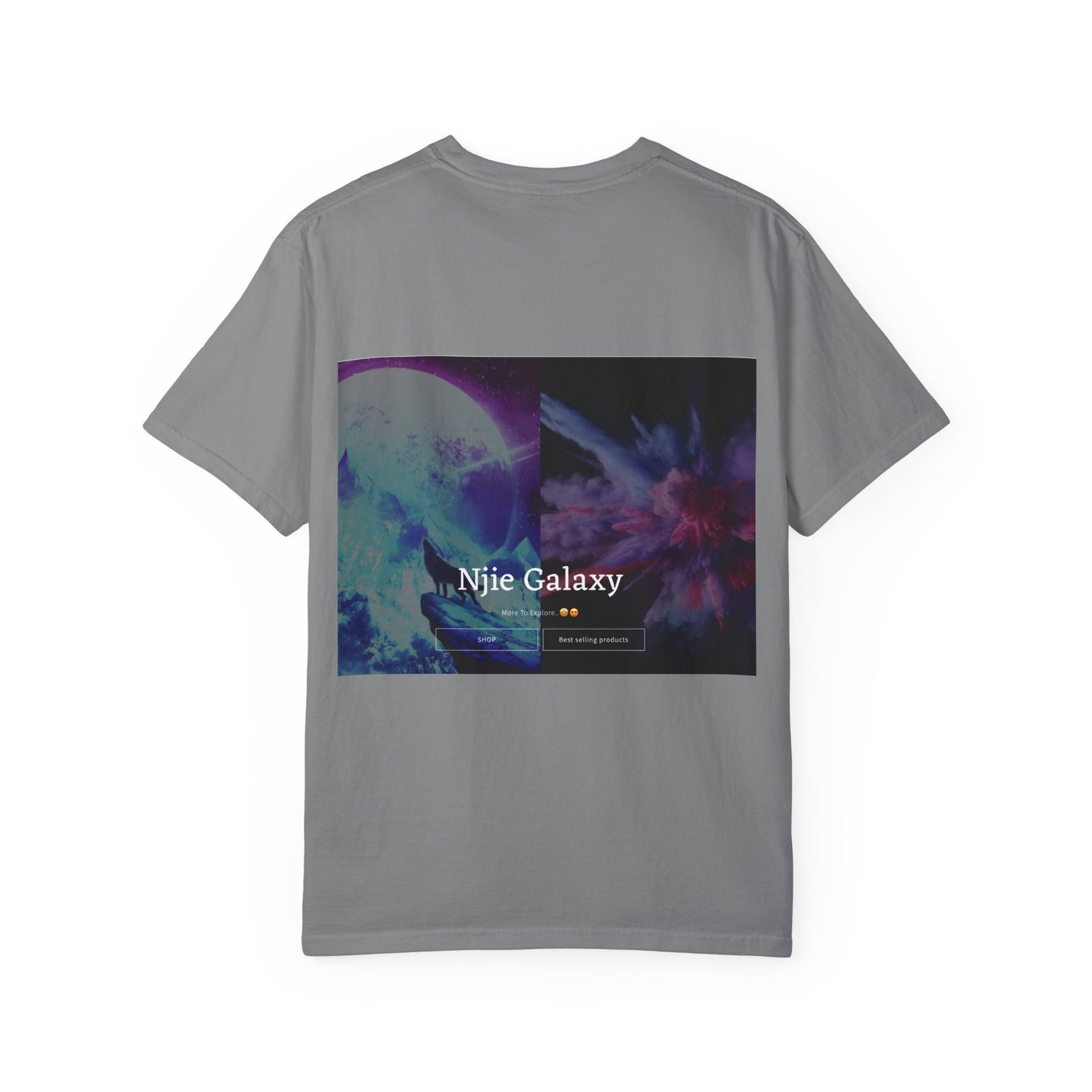 Njie Galaxy Unisex Garment-Dyed T-shirt