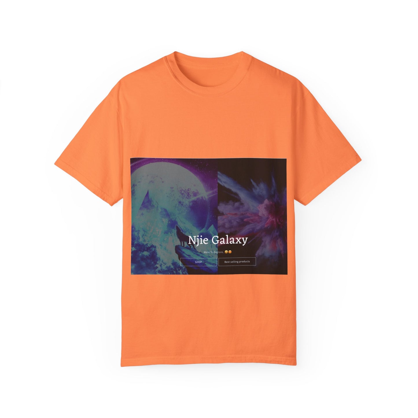 Njie Galaxy Unisex Garment-Dyed T-shirt