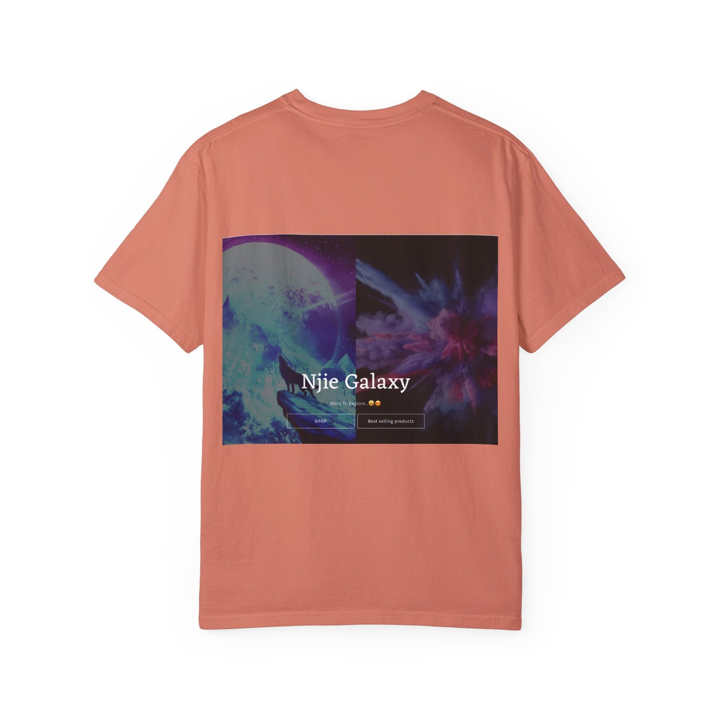 Njie Galaxy Unisex Garment-Dyed T-shirt