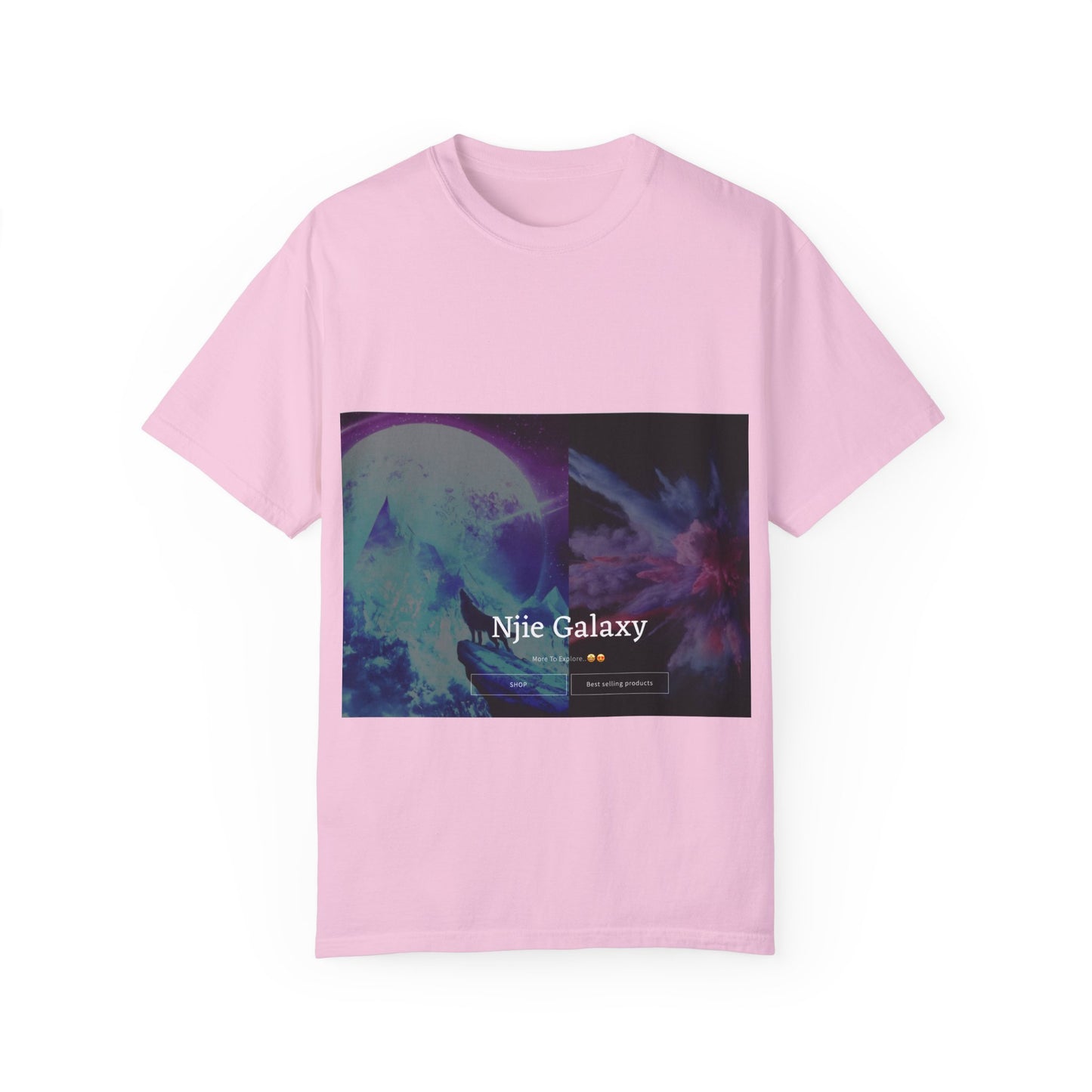 Njie Galaxy Unisex Garment-Dyed T-shirt