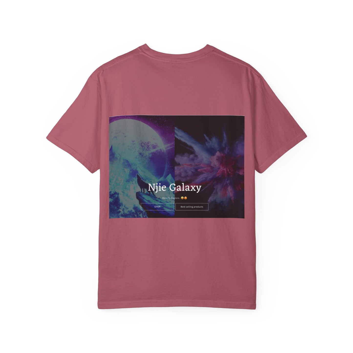 Njie Galaxy Unisex Garment-Dyed T-shirt