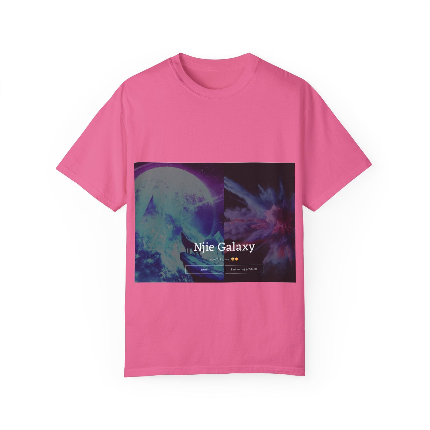 Njie Galaxy Unisex Garment-Dyed T-shirt