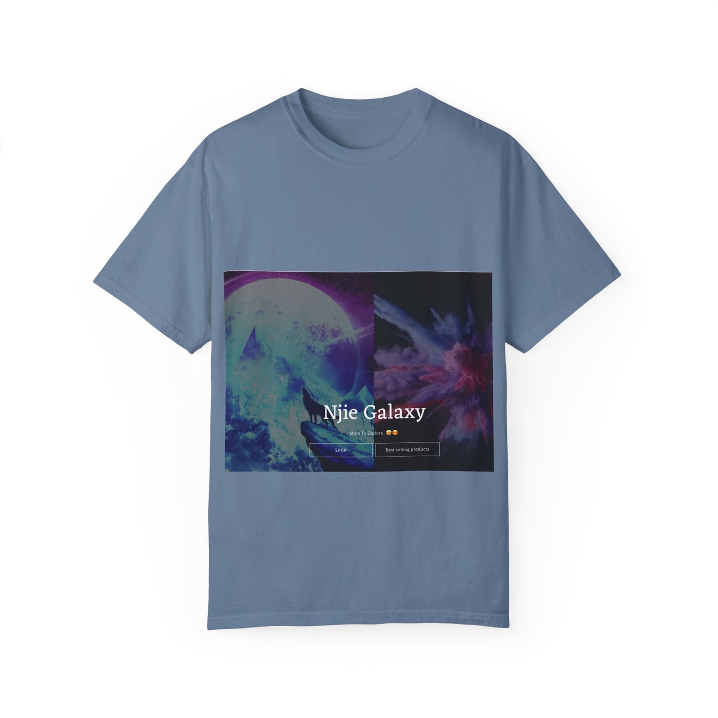 Njie Galaxy Unisex Garment-Dyed T-shirt