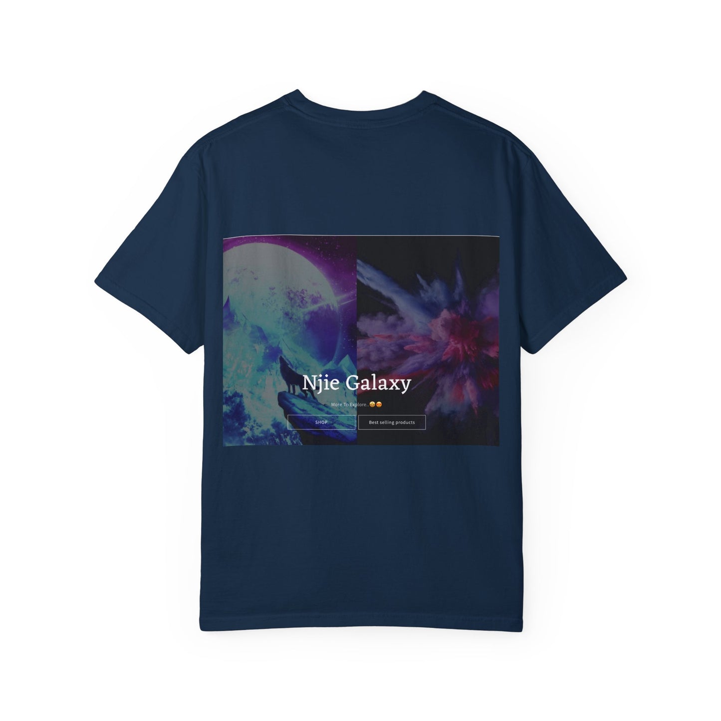 Njie Galaxy Unisex Garment-Dyed T-shirt