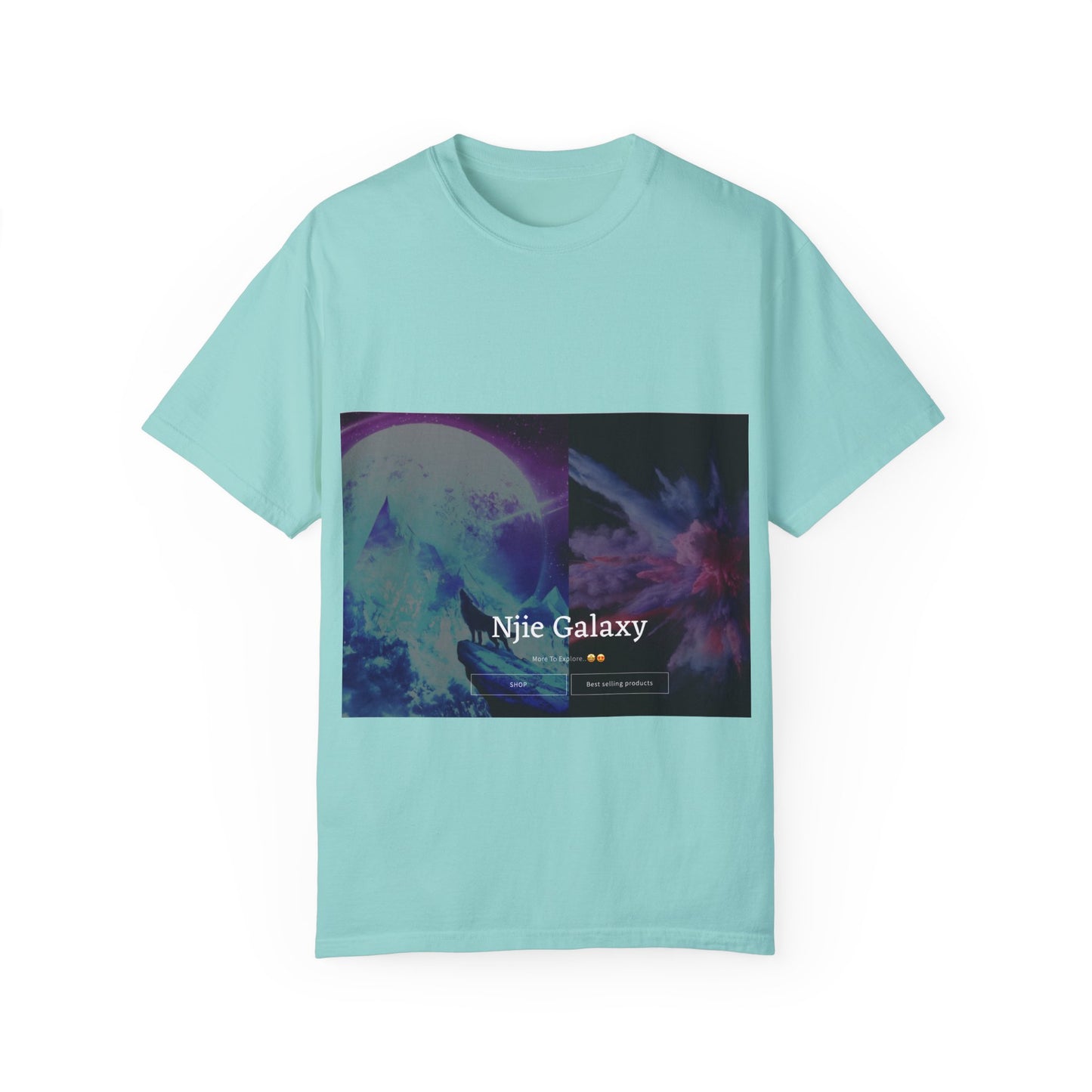 Njie Galaxy Unisex Garment-Dyed T-shirt