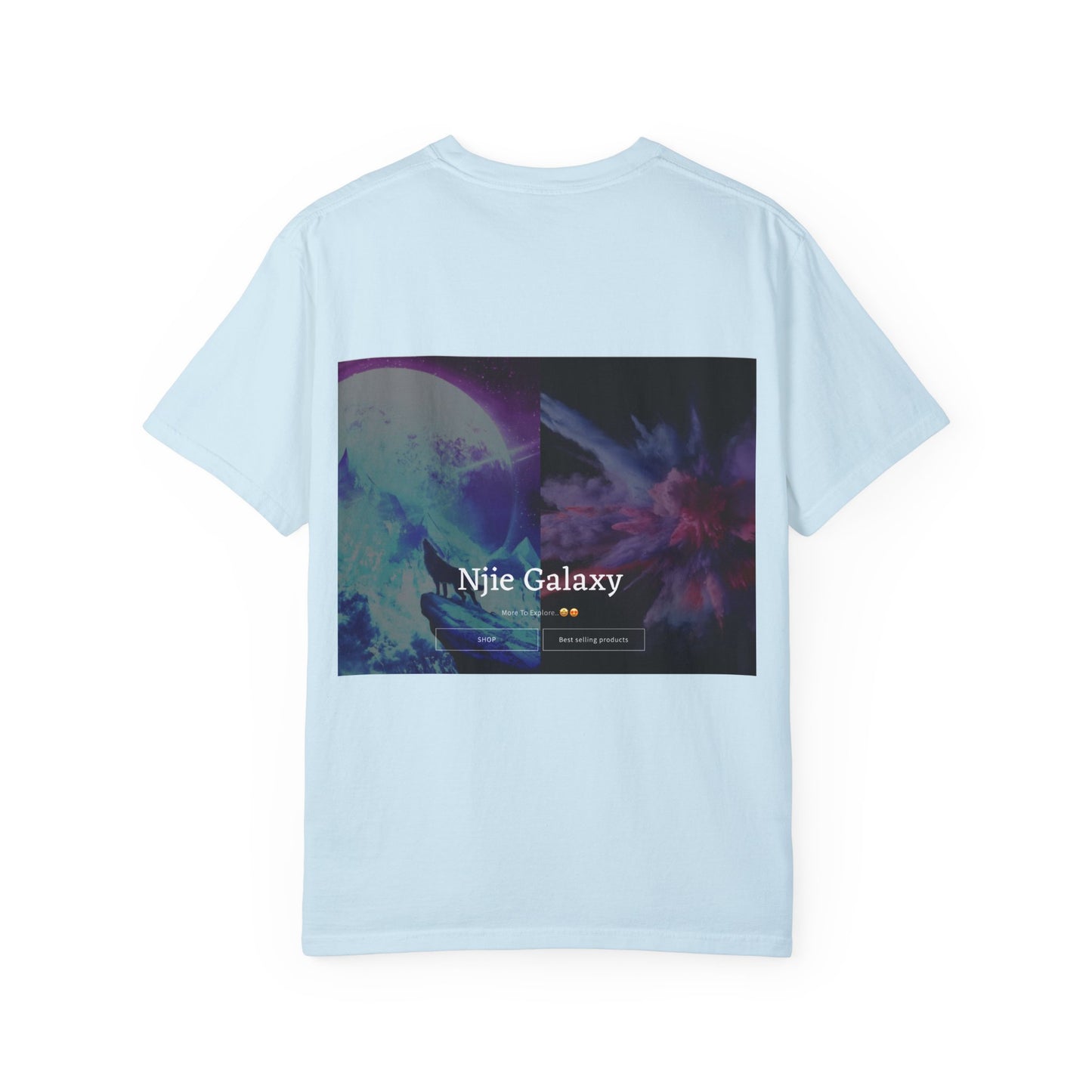 Njie Galaxy Unisex Garment-Dyed T-shirt