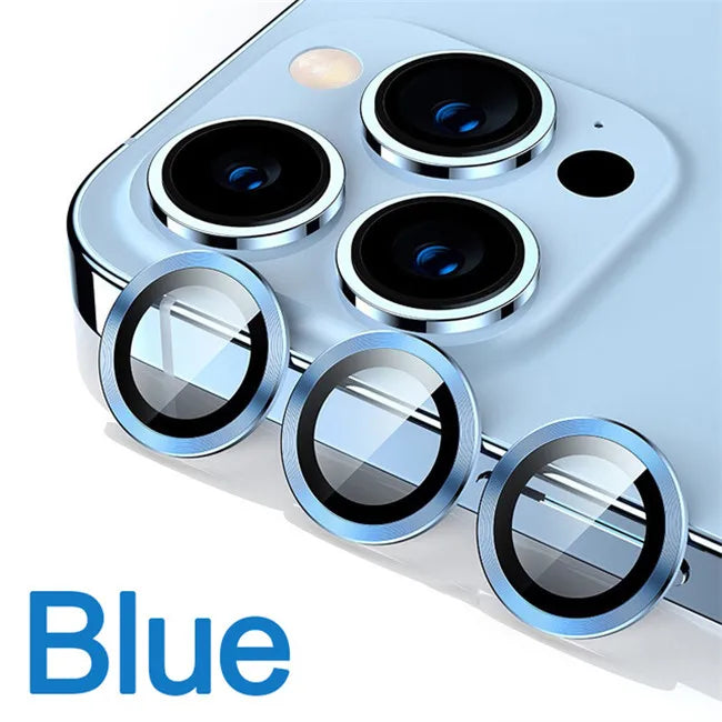 Diamond Metal Camera Lens Protector Glass For iPhone 15 Pro Max 14 Plus 13 Mimi 14 13 12 Pro Camera Lens Protective Full Film