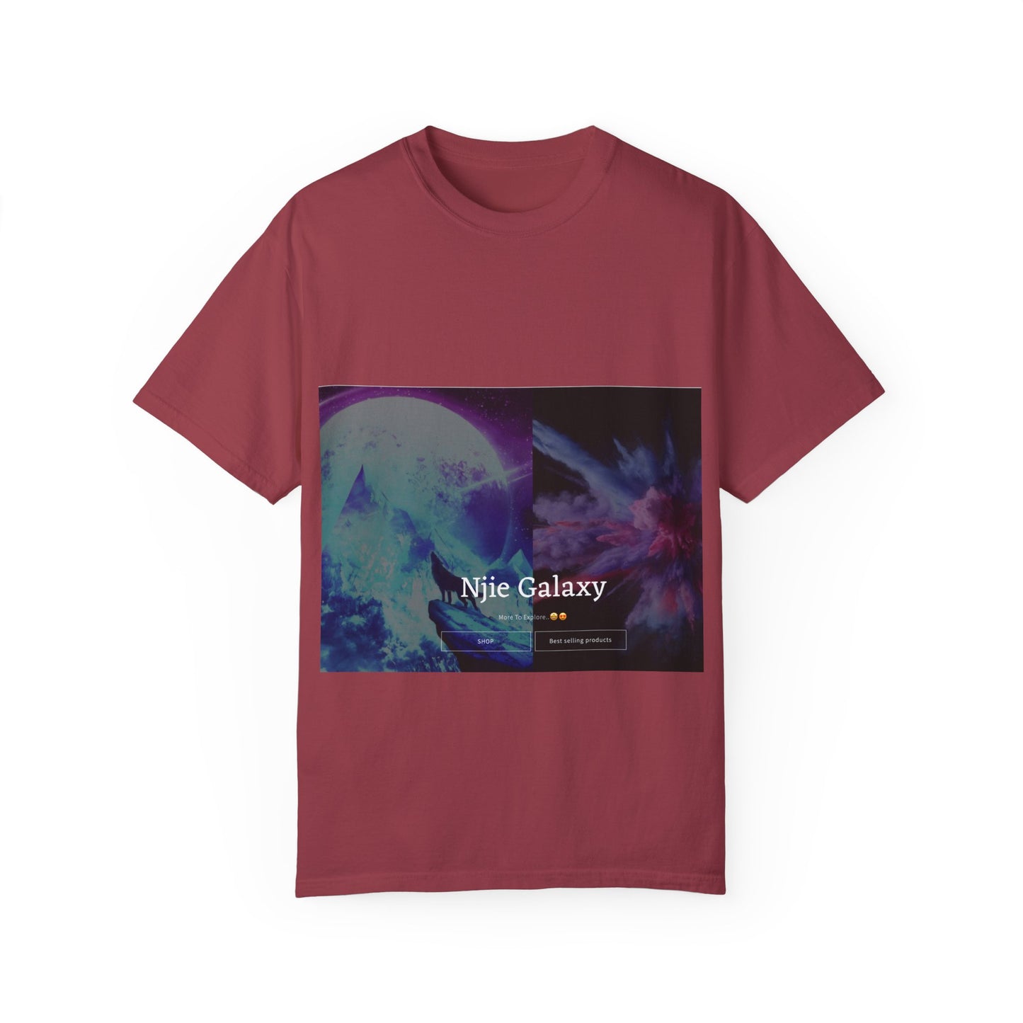 Njie Galaxy Unisex Garment-Dyed T-shirt