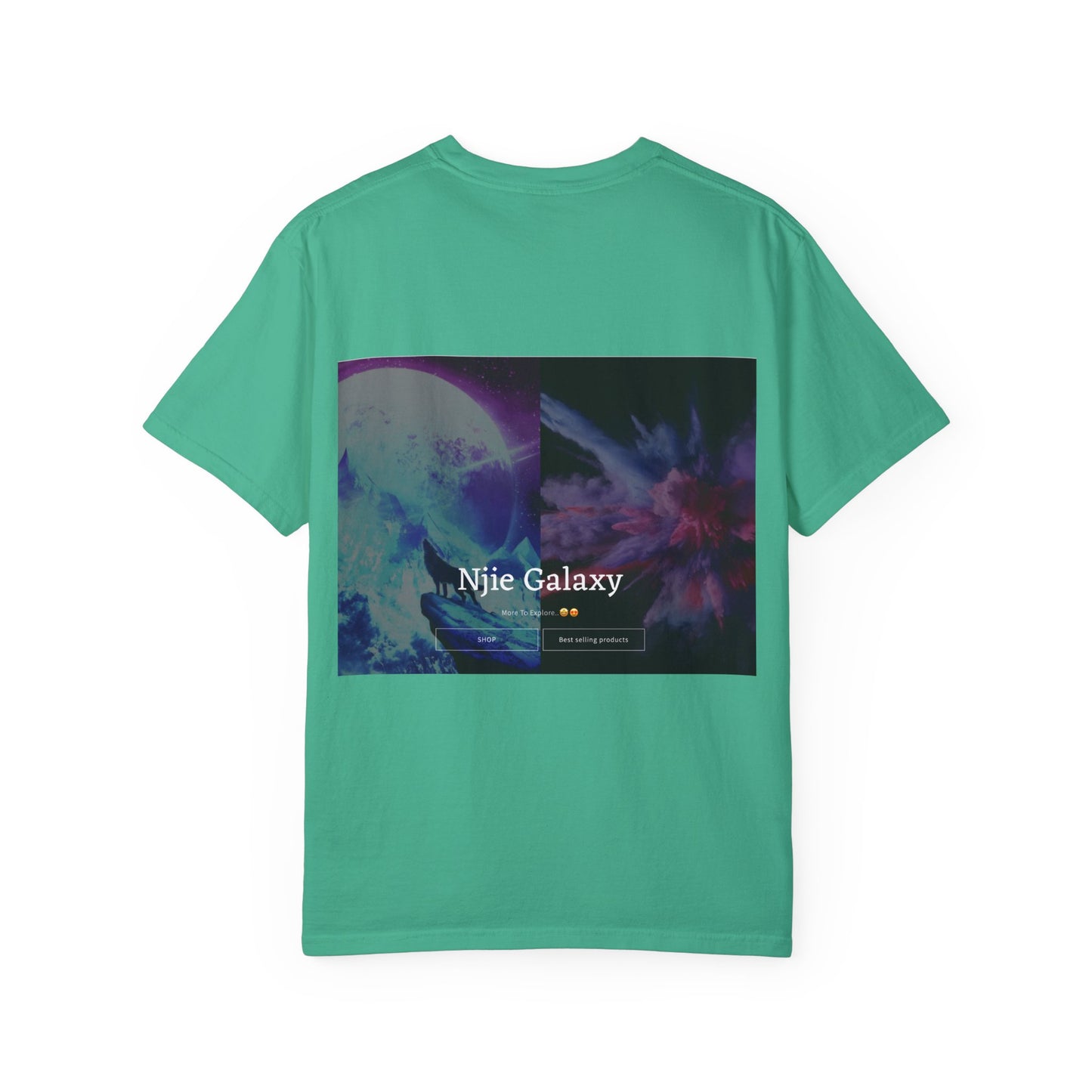 Njie Galaxy Unisex Garment-Dyed T-shirt