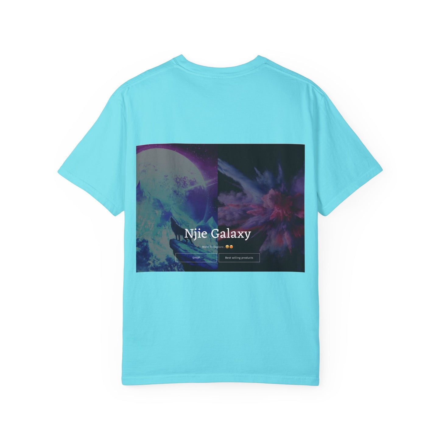 Njie Galaxy Unisex Garment-Dyed T-shirt