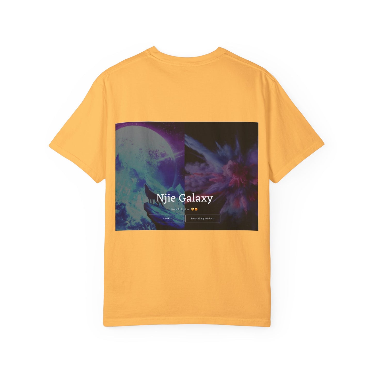 Njie Galaxy Unisex Garment-Dyed T-shirt