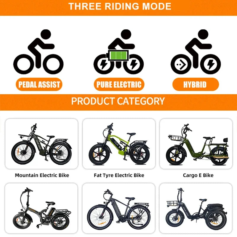 New Model Full Suspension 2 Person 4.0 Fat Mountain Folding Fatbike Long Distance Electric Bike