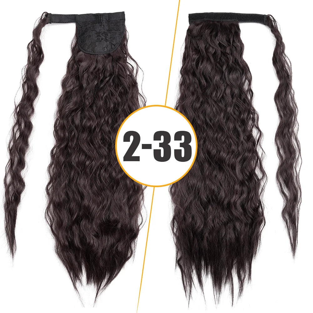 Silike Kinky Curly Drawstring Ponytail 24 inch Afro Drawstring PonyTail Clips in Hair Extensions 150g Synthetic Hair Bun