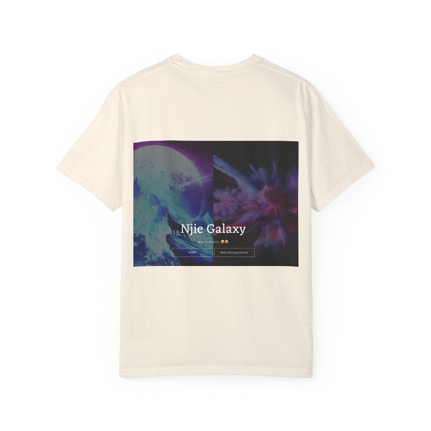 Njie Galaxy Unisex Garment-Dyed T-shirt