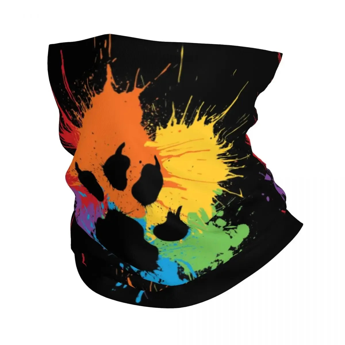 Gay Bear Paw Flag GLBT Bandana Neck Gaiter for Hiking Running Men Women Wrap Scarf LGBT Lesbian Headband Warmer