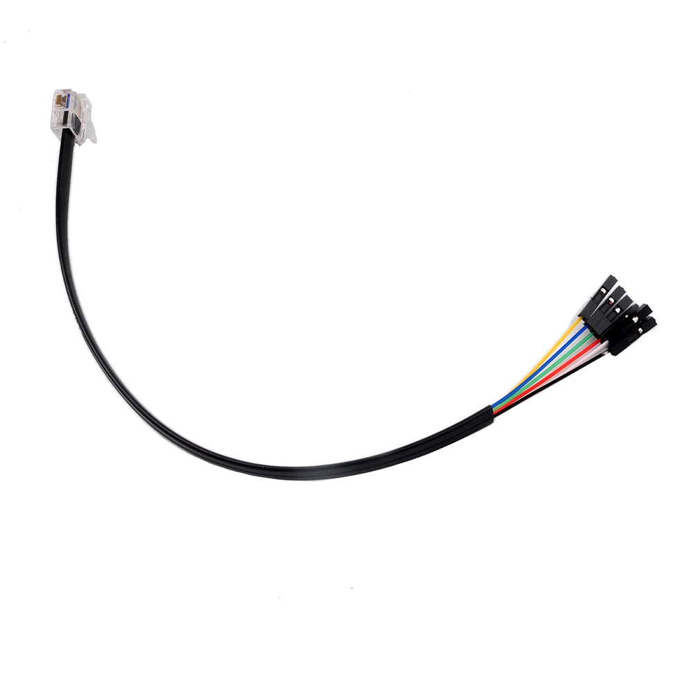 5pcs Dupond Jumper Female Data Ev3 Crystal Head Cable 6-Core for Micro:bit For With EV3 Programming Robot Motor Control Wire