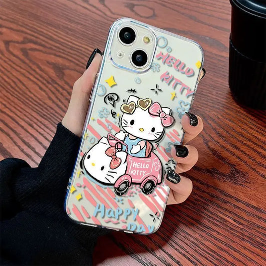 TR39 hello kitty Soft Case for iPhone 16 15 14 Plus 13 Mini12 11 Pro X XS Max XR 8 7 6 6S 5 5S SE