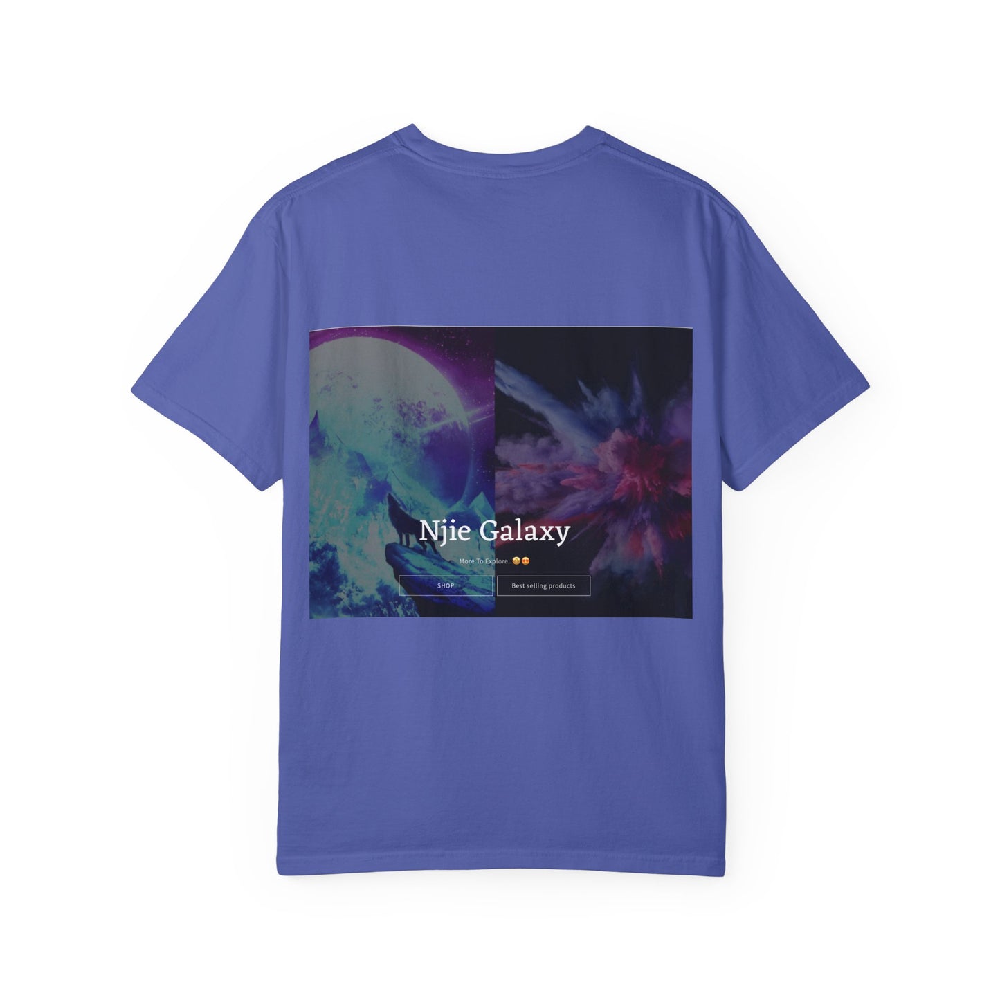 Njie Galaxy Unisex Garment-Dyed T-shirt