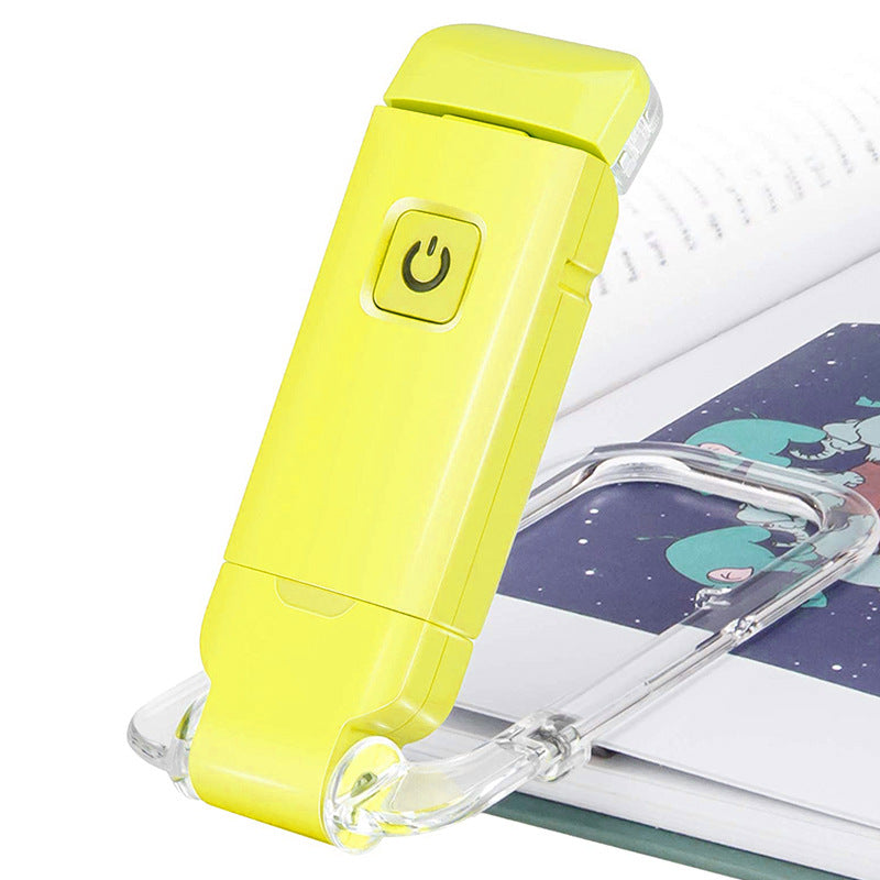 USB Mini Eye Protection Folding Book Clip Light Portable Reading Light Simple Eye Protection Reading Light for Students