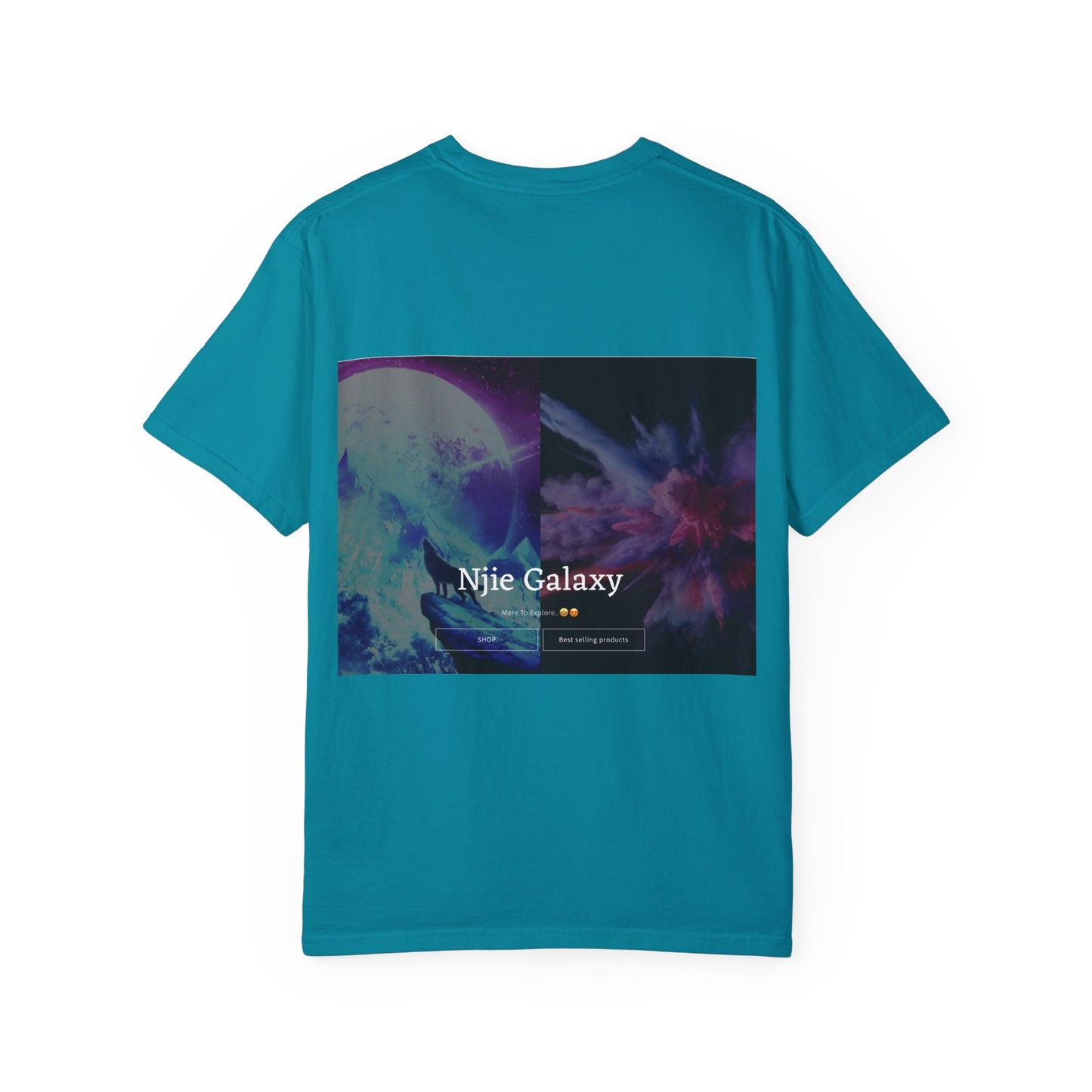 Njie Galaxy Unisex Garment-Dyed T-shirt