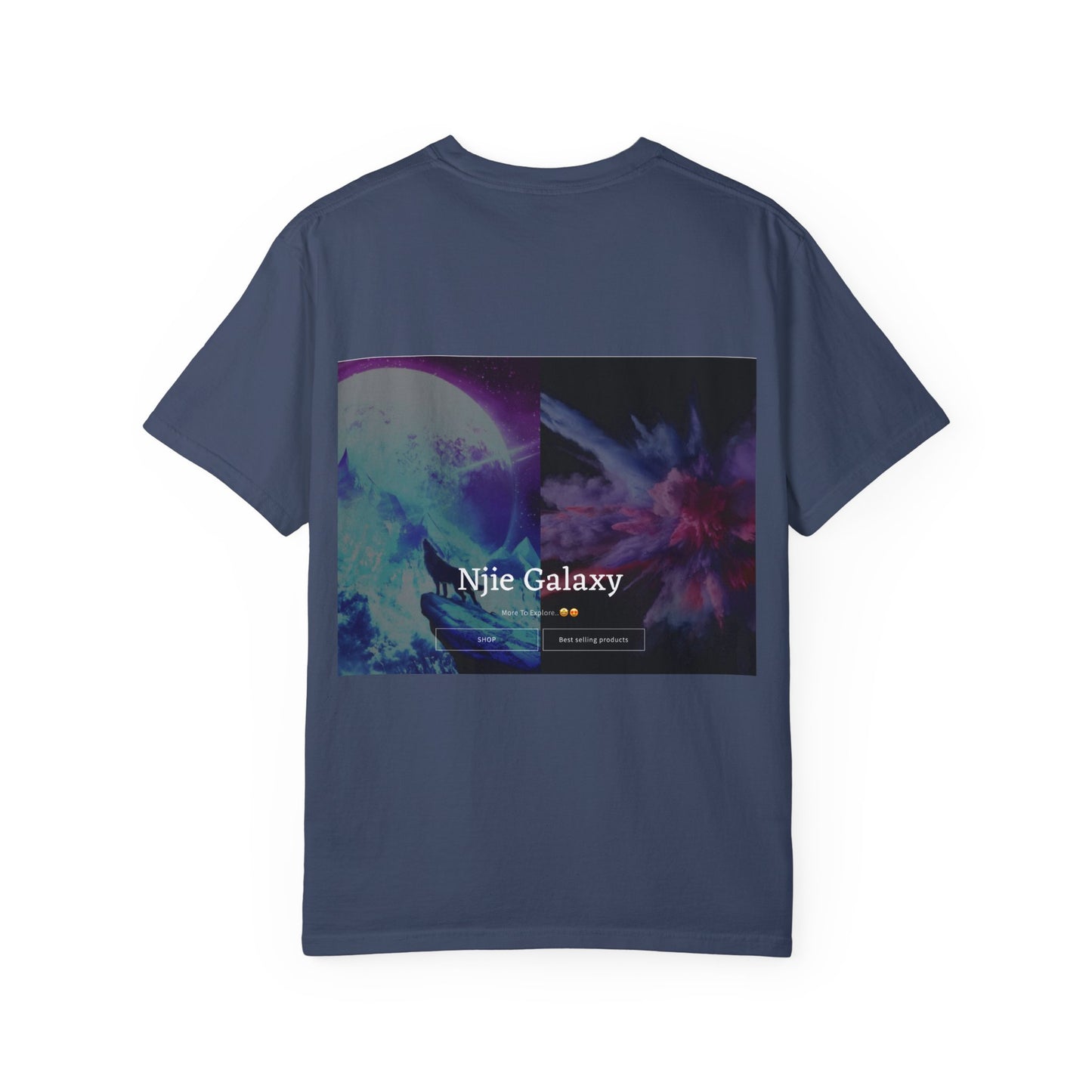 Njie Galaxy Unisex Garment-Dyed T-shirt