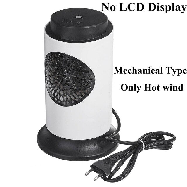 220V 50Hz 700W Power Electric Heater Ceramic Heating Electric Warmer Heater Room Heaters Warm Air Fan Heater