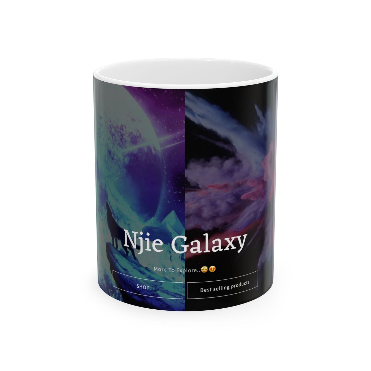 Njie Galaxy Ceramic Mug, (11oz, 15oz)