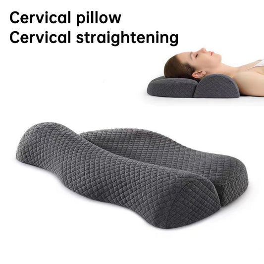 Bed Side Sleeping Pillow Ergonomic Cervical Memory Foam Pillow