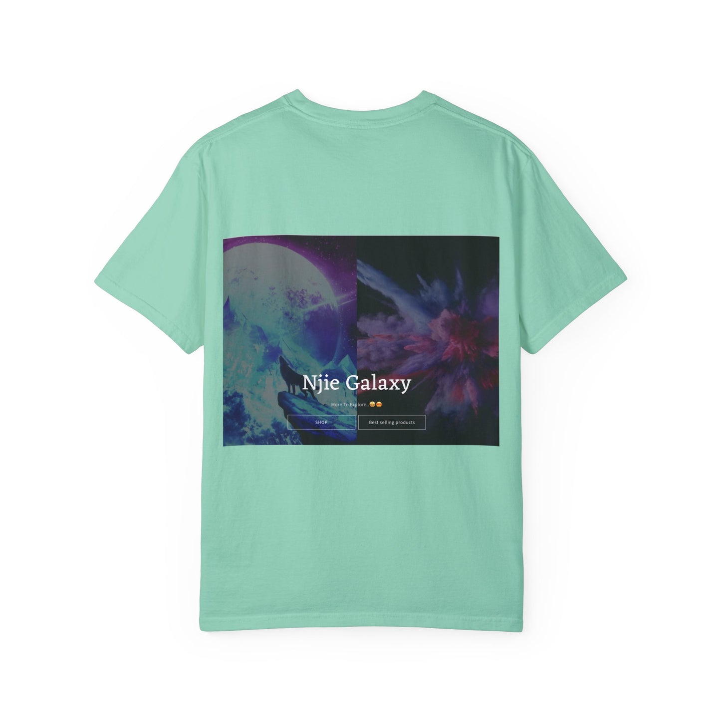 Njie Galaxy Unisex Garment-Dyed T-shirt