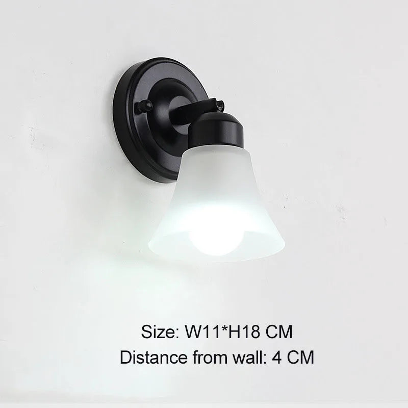 E14 LED Bathroom Cabinet Mirror Headlight Toilet Nordic Simple Modern Replaceable Light Bulb Comb Vanity Mirror Headlight