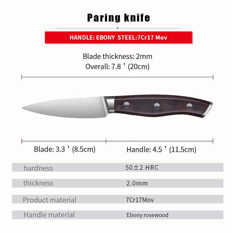 Chef knife  7Cr17mov  Stainless Steel Kitchen GoodsProfessional Cooking Tool