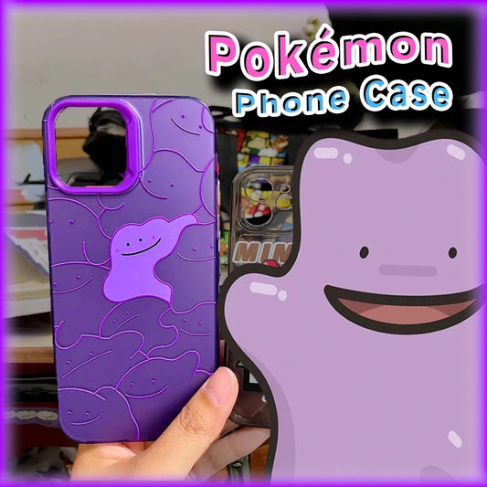 Kawaii Ditto Anti-drop Phone Case Pokémon Anime Funny Cute Protective Case for IPhone 11 12 13 14 15 Pro Max