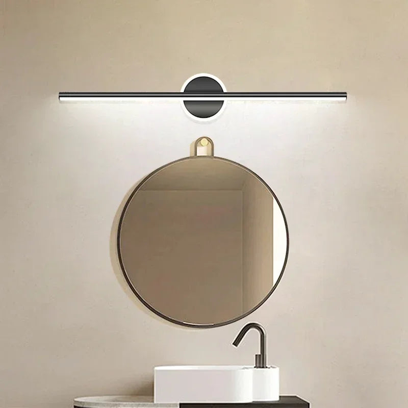 Nordic LED Mirror Lamp Simple Long Wall Lamp Dressing Table Bathroom Mirror Cabinet Special Light Home Decoration Lighting