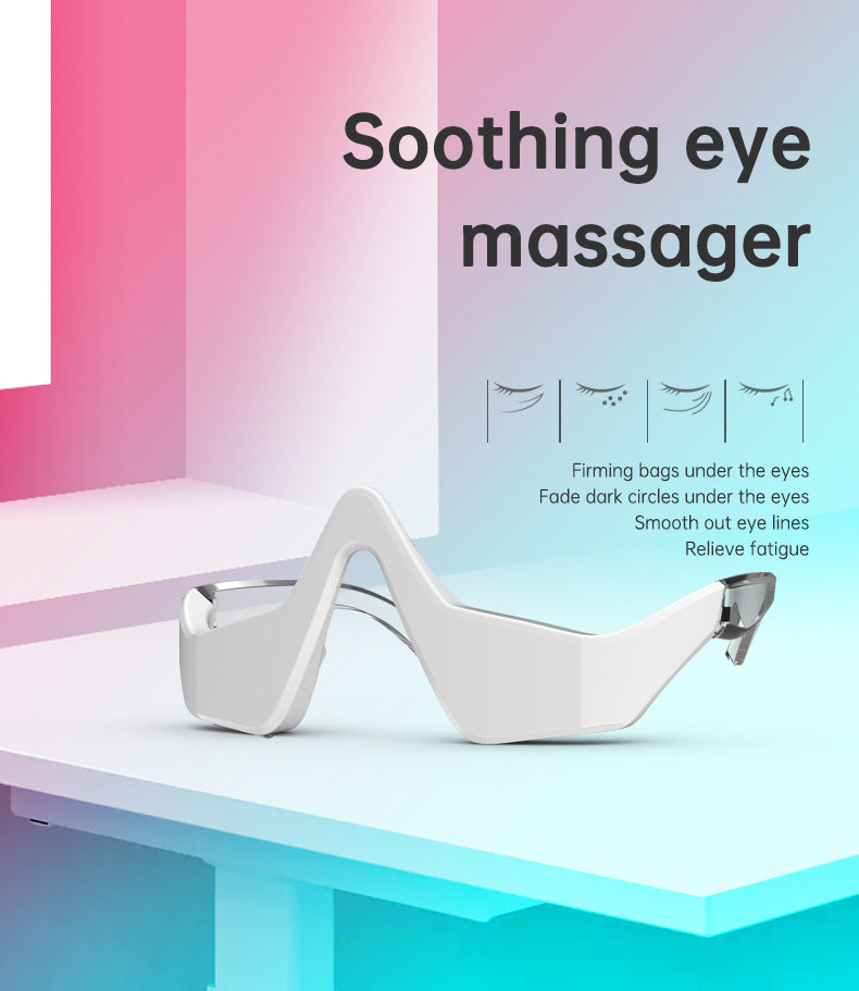 Led Red Light Therapy Device Anti-aging Micro-current Ems Eye Massager 3d Eye Vibration For Eye Wrinkle Dark Circle Remova