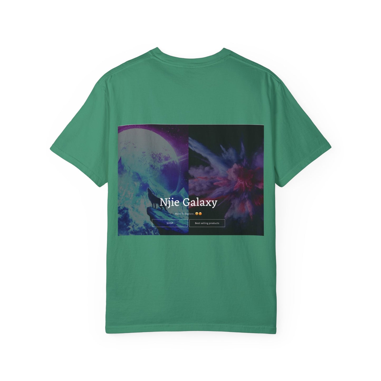 Njie Galaxy Unisex Garment-Dyed T-shirt