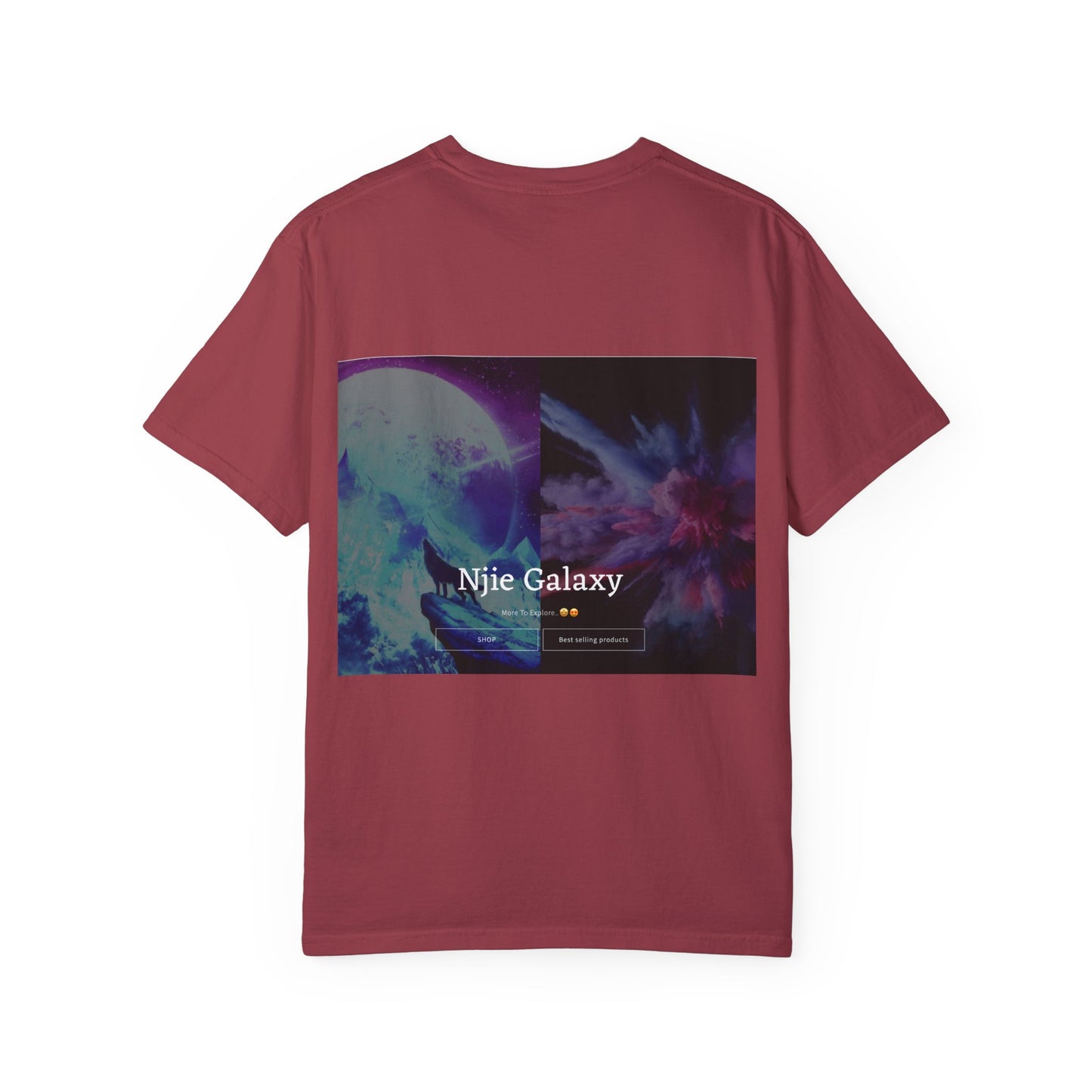 Njie Galaxy Unisex Garment-Dyed T-shirt