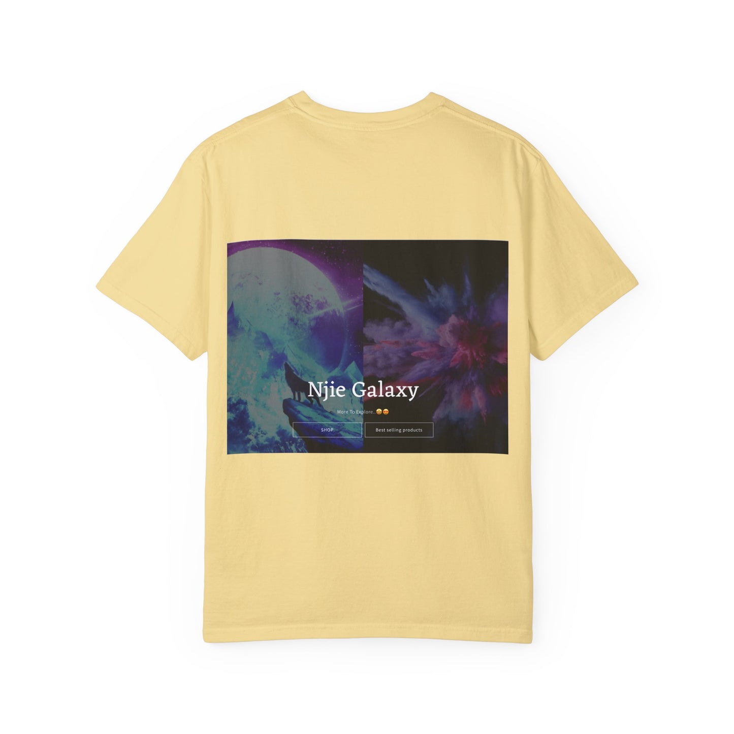 Njie Galaxy Unisex Garment-Dyed T-shirt