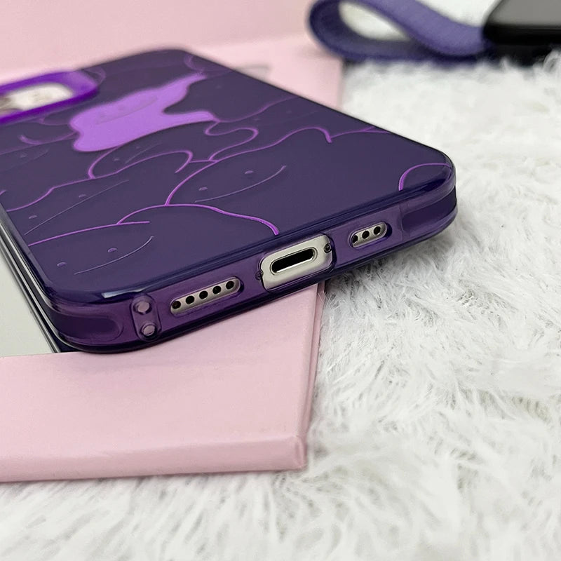 Kawaii Ditto Anti-drop Phone Case Pokémon Anime Funny Cute Protective Case for IPhone 11 12 13 14 15 Pro Max