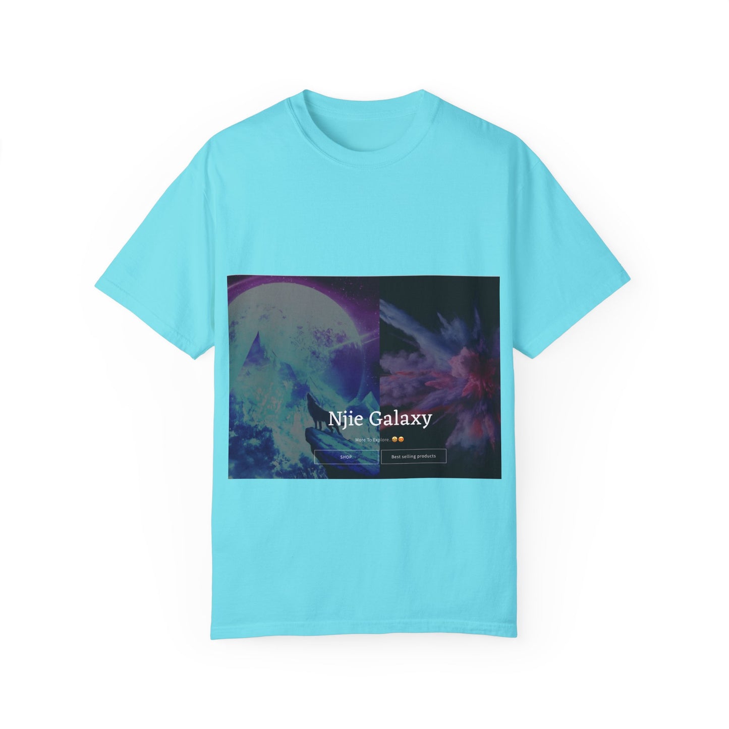 Njie Galaxy Unisex Garment-Dyed T-shirt