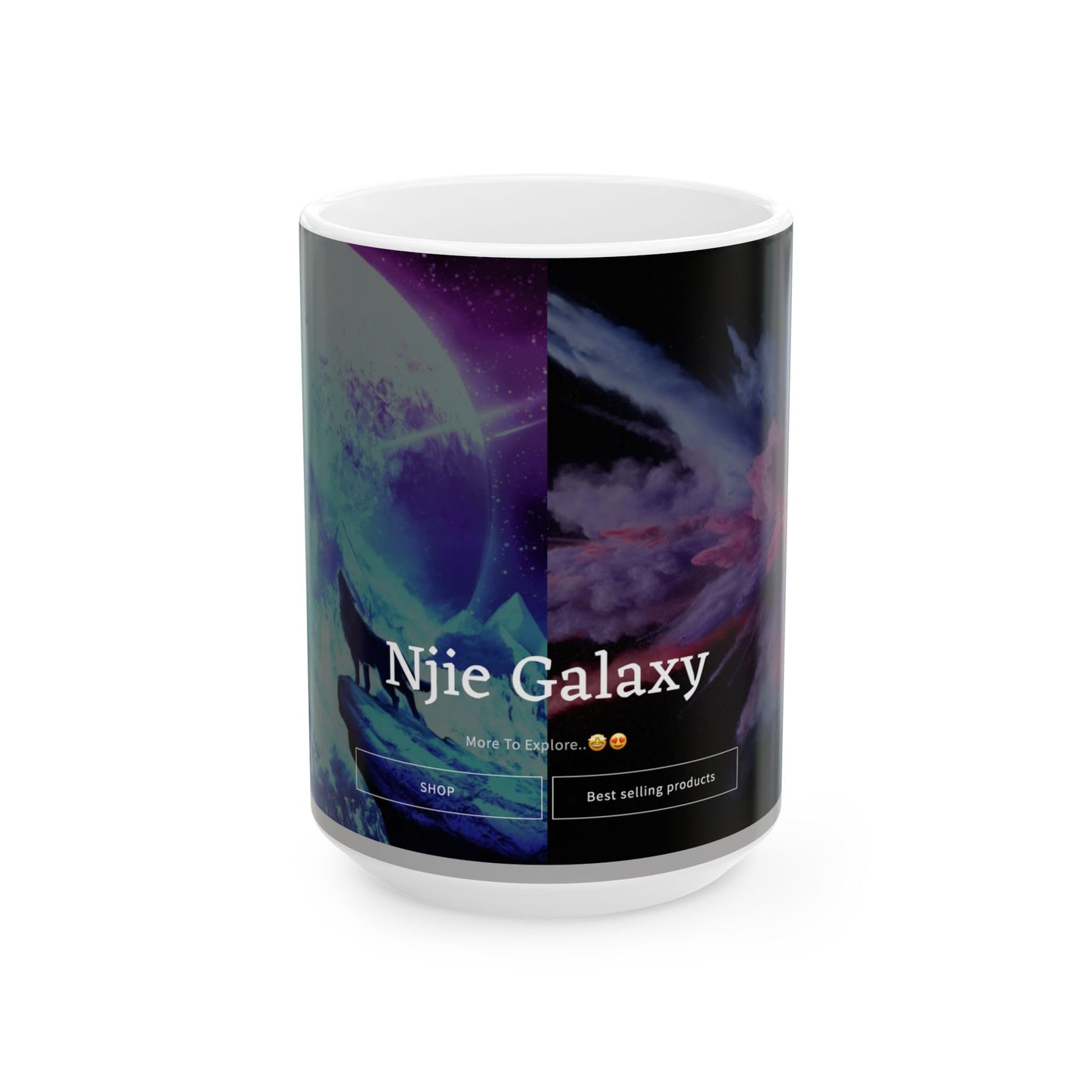 Njie Galaxy Ceramic Mug, (11oz, 15oz)