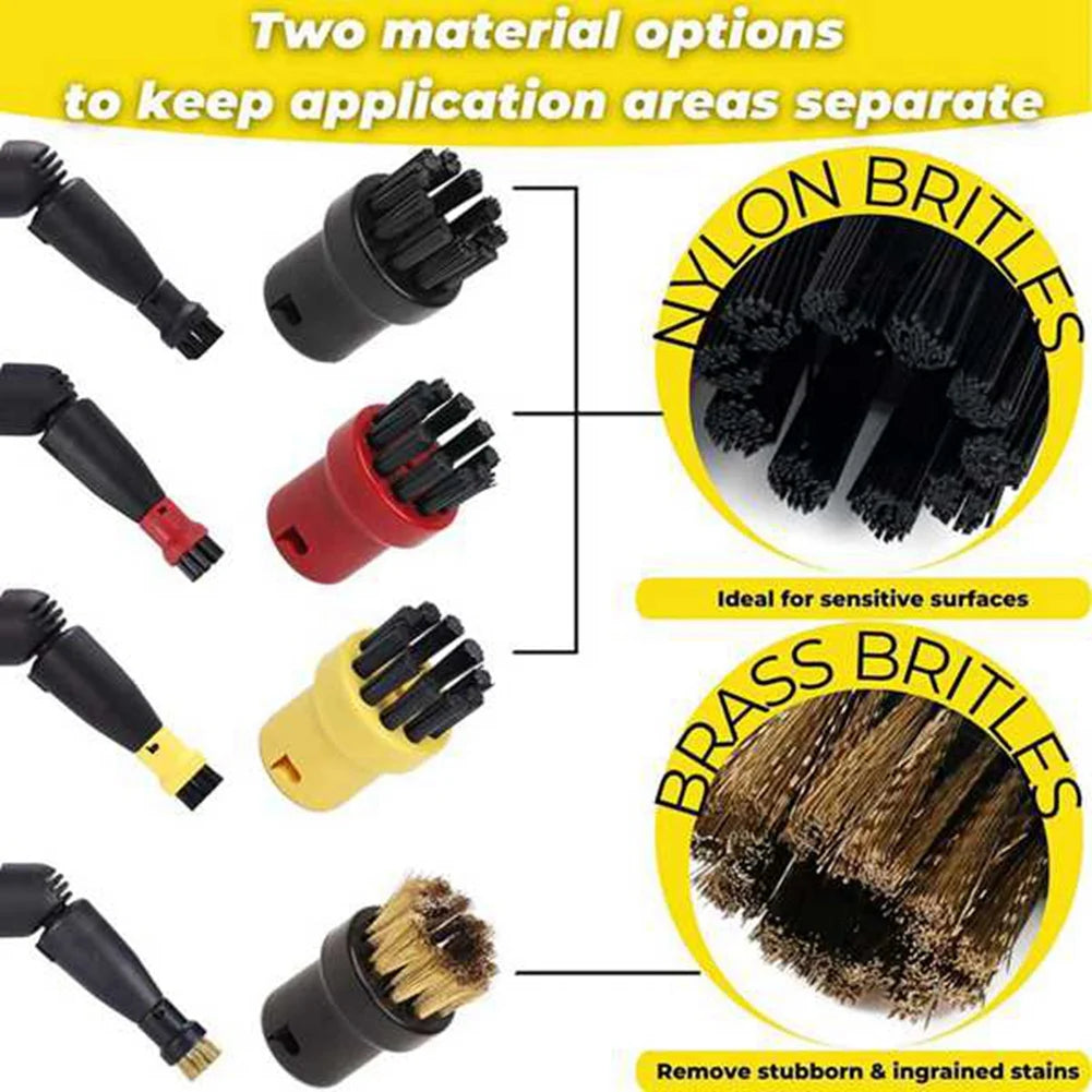 Cleaning Brushes for SC1 SC2 SC3 SC4 SC5 SC7 CTK10 Steam Cleaner Attachments Replacement Round Sprinkler