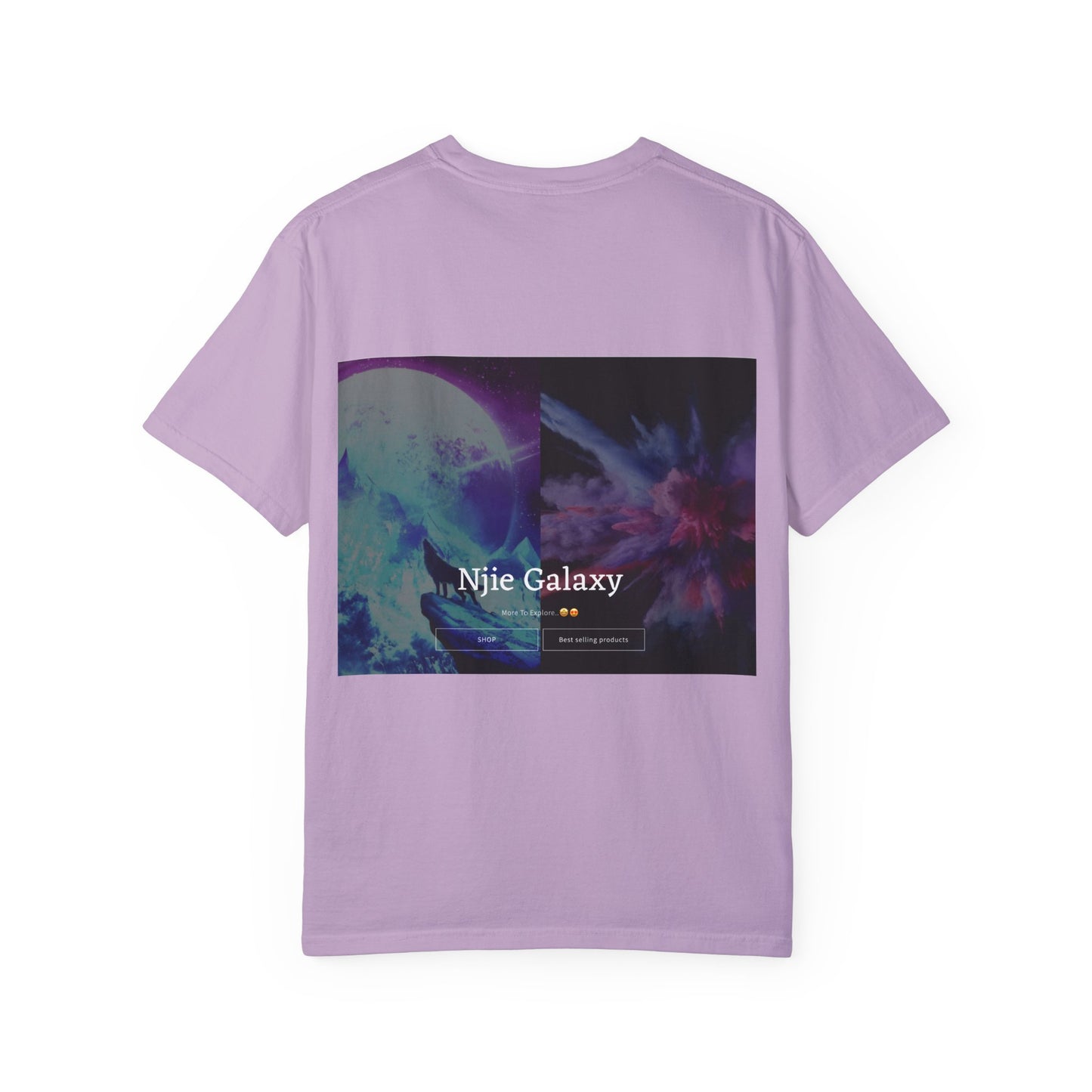 Njie Galaxy Unisex Garment-Dyed T-shirt