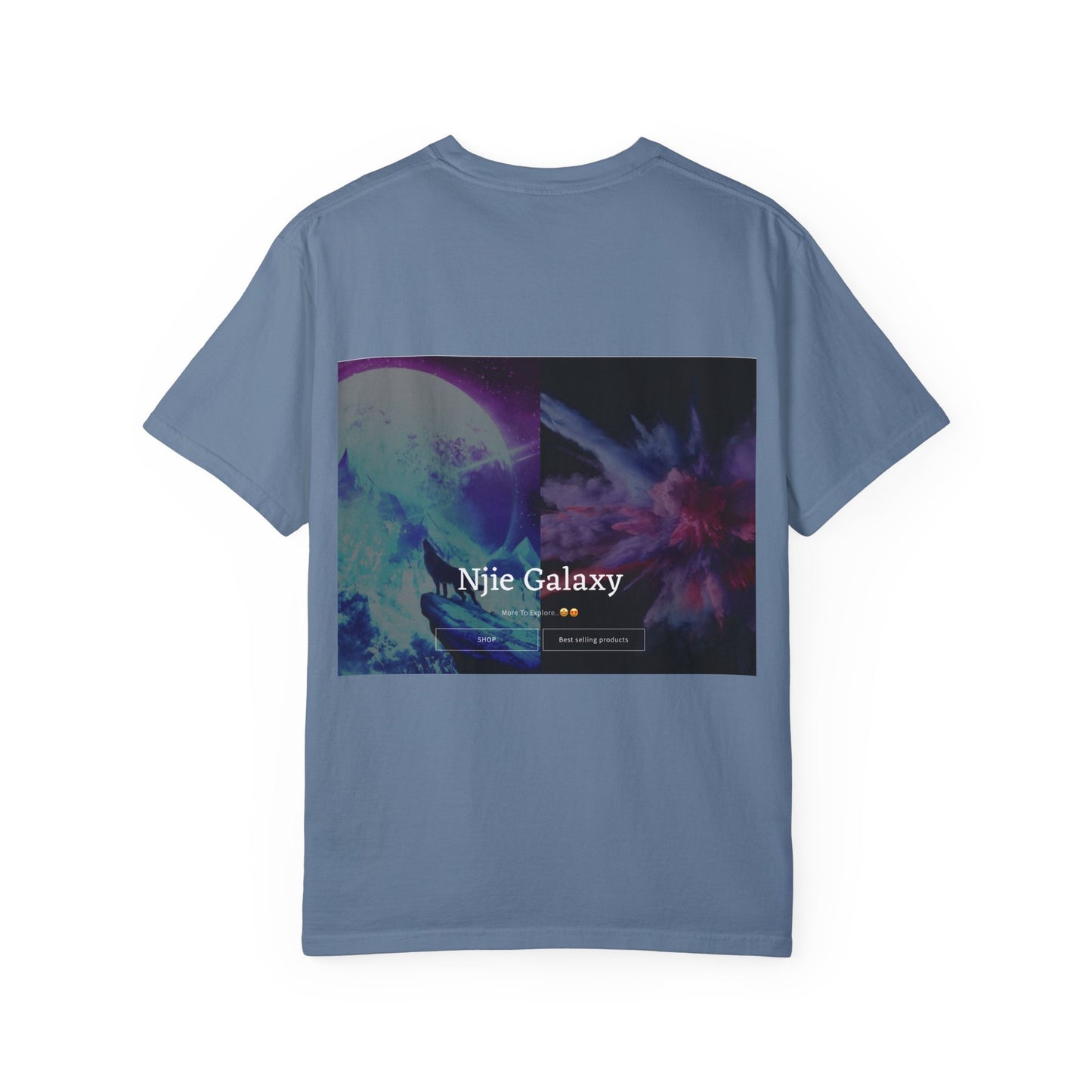 Njie Galaxy Unisex Garment-Dyed T-shirt