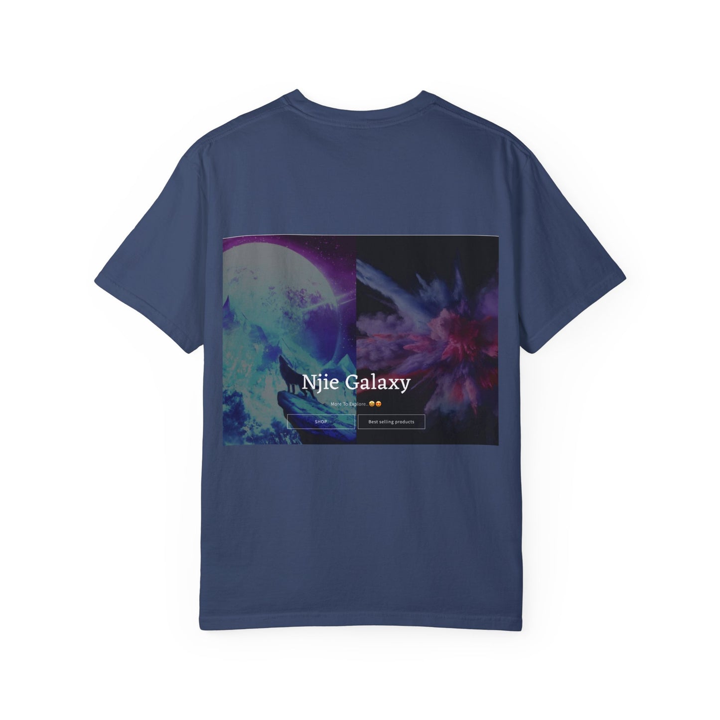 Njie Galaxy Unisex Garment-Dyed T-shirt