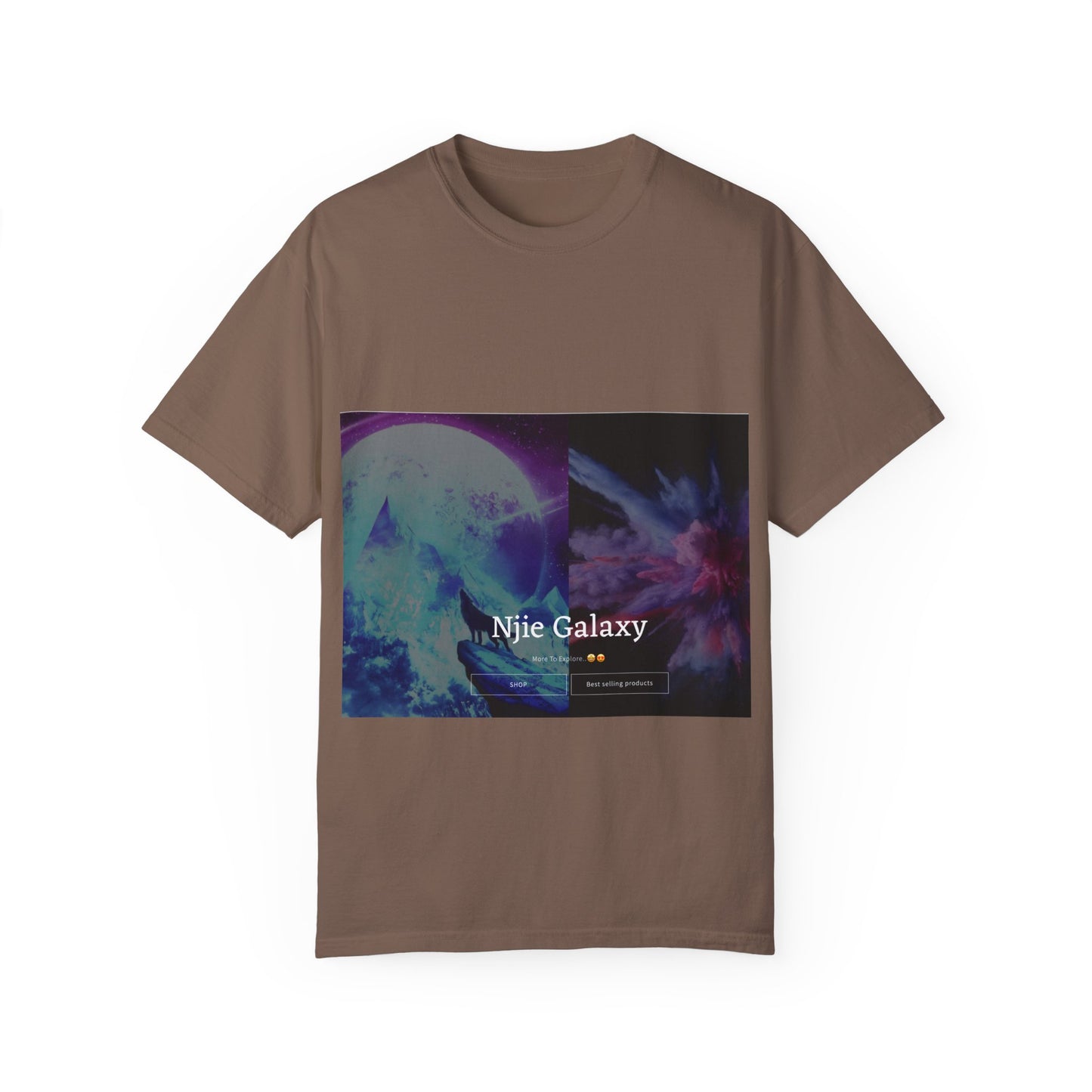 Njie Galaxy Unisex Garment-Dyed T-shirt