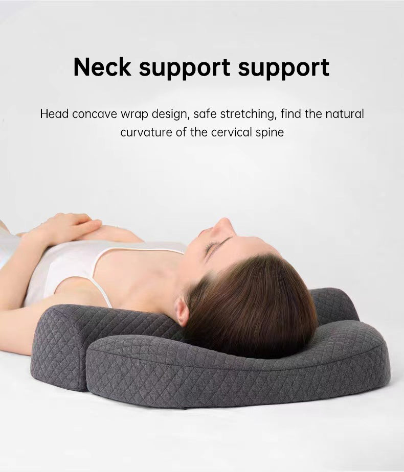 Bed Side Sleeping Pillow Ergonomic Cervical Memory Foam Pillow